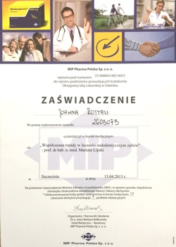 zaswiadczenie gryfice